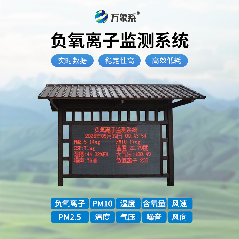 景區(qū)負(fù)氧離子監(jiān)測(cè)儀器